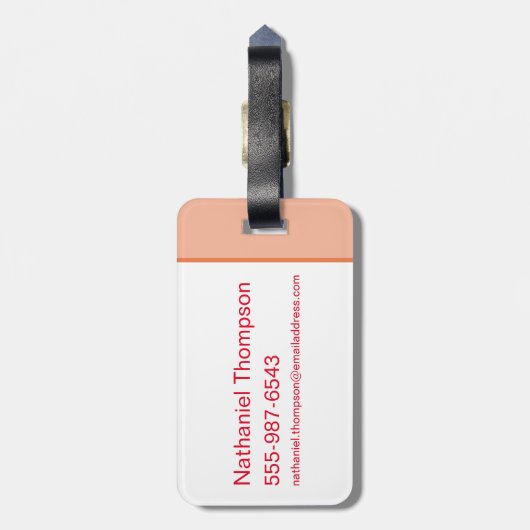 Ron Weasley illustratie "Eet slakken" Bagagelabel (Achterkant verticaal)