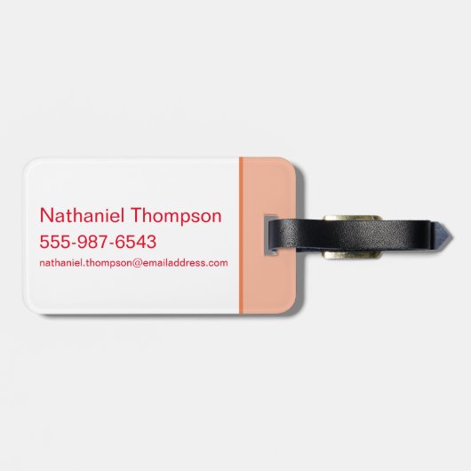 Ron Weasley illustratie "Eet slakken" Bagagelabel (Achterkant horizontaal)