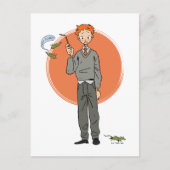 Ron Weasley illustratie "Eet slakken" Briefkaart (Voorkant)
