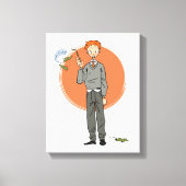 Ron Weasley illustratie "Eet slakken" Canvas Afdruk (Voorkant)