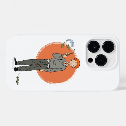 Ron Weasley illustratie "Eet slakken" Case-Mate iPhone Case (Achterkant (horizontaal))