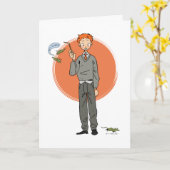 Ron Weasley illustratie "Eet slakken" Kaart (Gele Bloem)