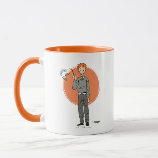 Ron Weasley illustratie "Eet slakken" Mok (Links)