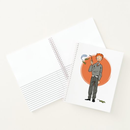 Ron Weasley illustratie "Eet slakken" Notitieboek (Binnen)