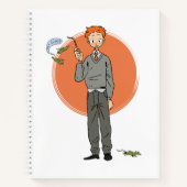 Ron Weasley illustratie "Eet slakken" Notitieboek (Voorkant)