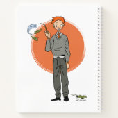 Ron Weasley illustratie "Eet slakken" Notitieboek (Achterkant)