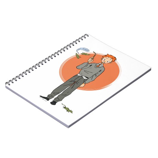 Ron Weasley illustratie "Eet slakken" Notitieboek (Linkerzijde)