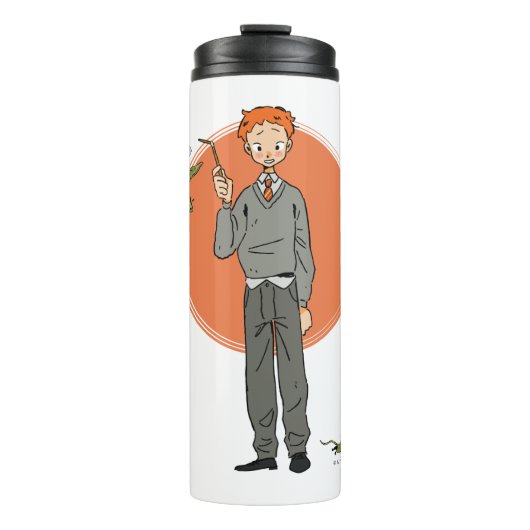 Ron Weasley illustratie "Eet slakken" Thermosbeker (Voorkant)