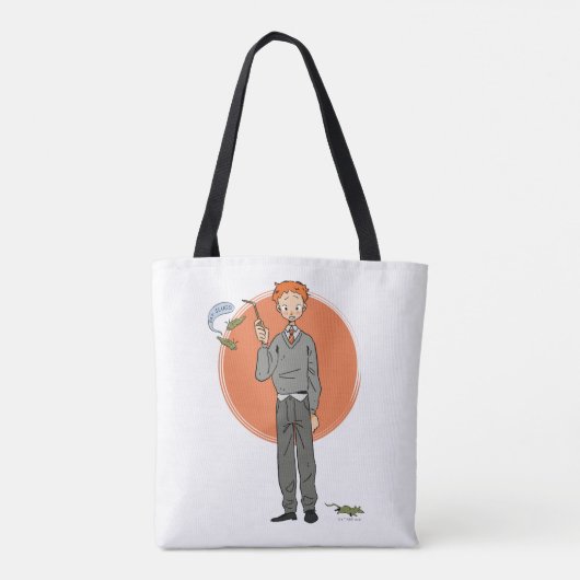 Ron Weasley illustratie "Eet slakken" Tote Bag (Achterkant)