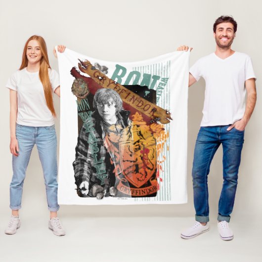 Ron Wemel Collage 1 Fleece Deken (In situ)