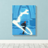 Ron Wemel Patronus Schilderij Canvas Afdruk (Insitu (Houten vloer))