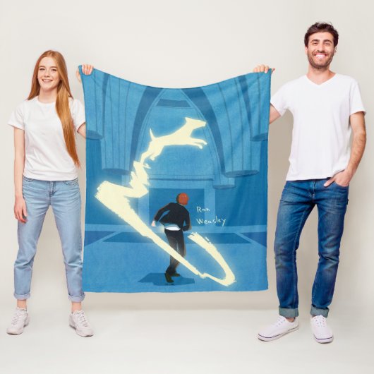 Ron Wemel Patronus Schilderij Fleece Deken (In situ)
