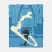 Ron Wemel Patronus Schilderij Fleece Deken (Voorkant)