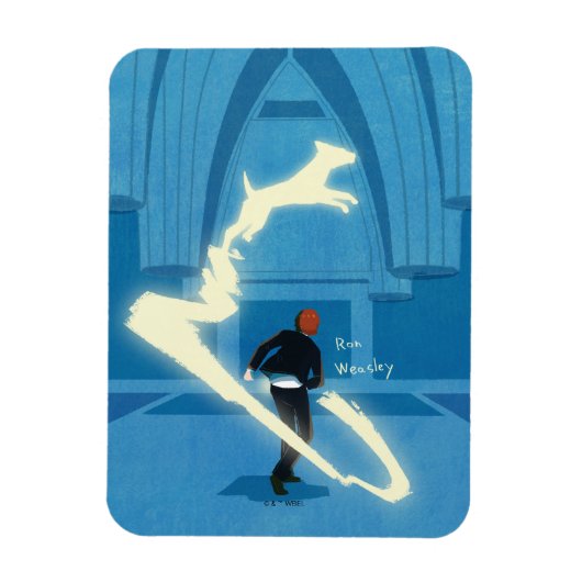 Ron Wemel Patronus Schilderij Magneet (Verticaal)