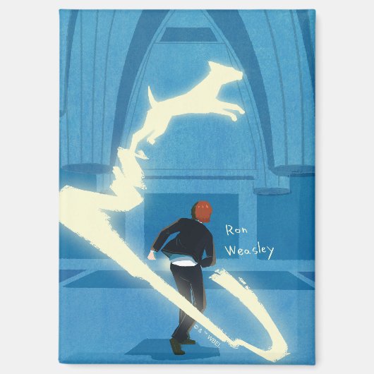 Ron Wemel Patronus Schilderij Magneet (Voorkant)