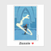 Ron Wemel Patronus Schilderij Sticker (Vel)
