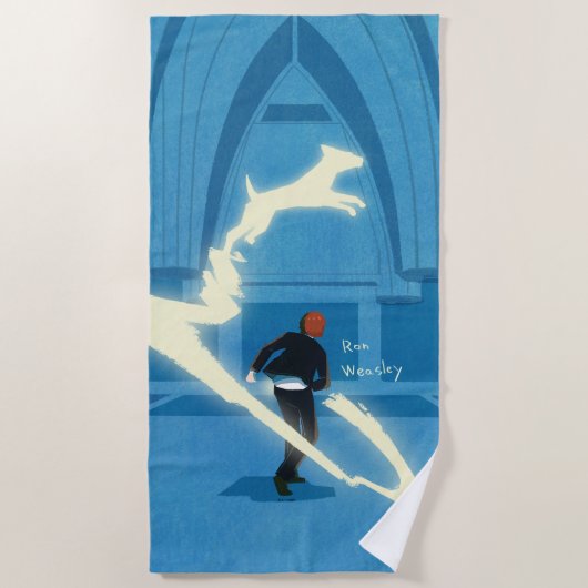 Ron Wemel Patronus Schilderij Strandlaken (Voorkant)
