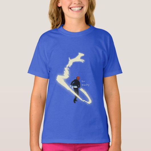 Ron Wemel Patronus Schilderij T-shirt (Voorkant)