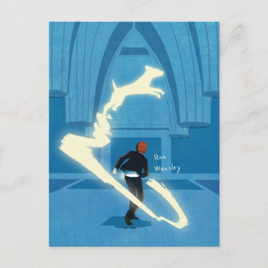 Ron Wemel Patronus-schildering Briefkaart (Voorkant)