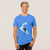 Ron Wemel Patronus-schildering Tri-Blend Shirt (Voorkant volledig)