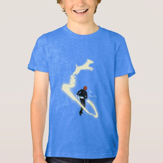 Ron Wemel Patronus-schildering Tri-Blend Shirt (Voorkant)
