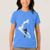 Ron Wemel Patronus-schildering Tri-Blend Shirt (Voorkant)