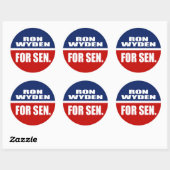 RON WYDEN VOOR DE SENAAT RONDE STICKER (Vel)