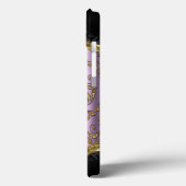 Rona Damast Elegant Monogram Case-Mate iPhone Case (Achterkant / Links)