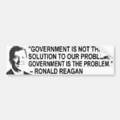 Ronal Reagan Quote Bumpersticker (Voorkant)