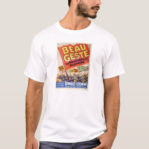 Ronald Colman 1927 stomme filmexposant ad T-shirt