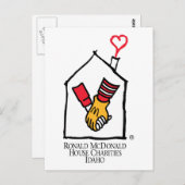 Ronald McDonald Hands Briefkaart (Voorkant / Achterkant)