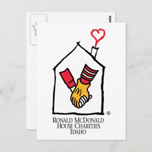 Ronald McDonald Hands Briefkaart (Voorkant / Achterkant)