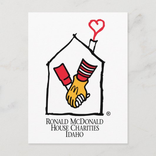 Ronald McDonald Hands Briefkaart (Voorkant)
