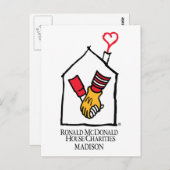Ronald McDonald Hands Briefkaart (Voorkant / Achterkant)