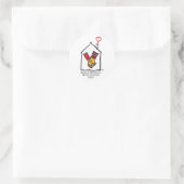 Ronald McDonald Hands Ronde Sticker (Tas)