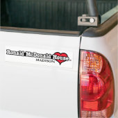 Ronald McDonald Hart Bumpersticker (Op Truck)