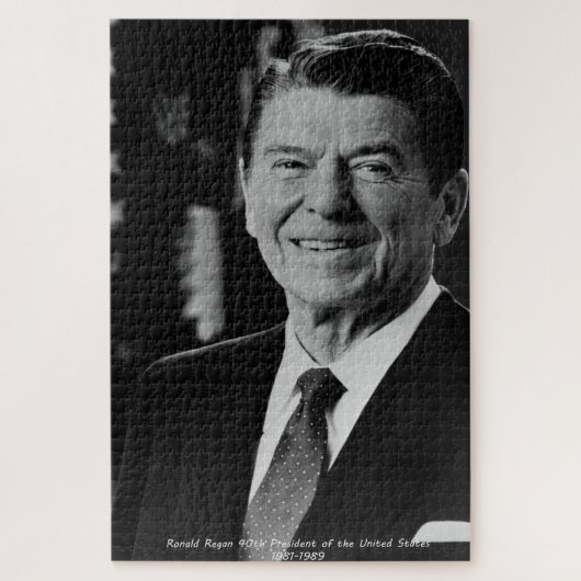 Ronald Reagan 40e president van de Verenigde State Legpuzzel (Verticaal)