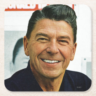 Ronald Reagan Kartonnen Onderzetters