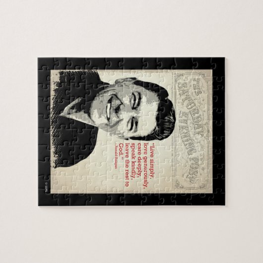 Ronald Reagan Quote Legpuzzel (Horizontaal)