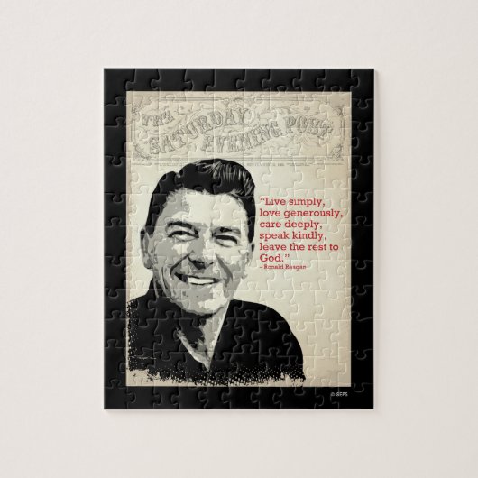 Ronald Reagan Quote Legpuzzel (Verticaal)