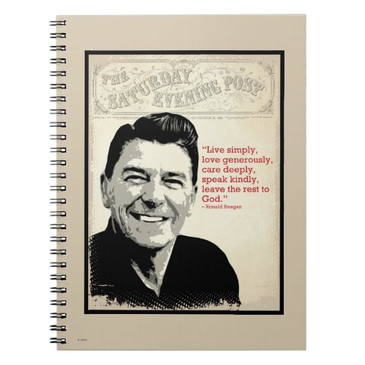 Ronald Reagan Quote Notitieboek (Voorkant)