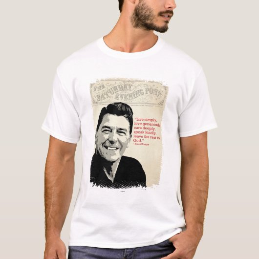 Ronald Reagan Quote T-shirt (Voorkant)
