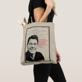 Ronald Reagan Quote Tote Bag (Dichtbij)