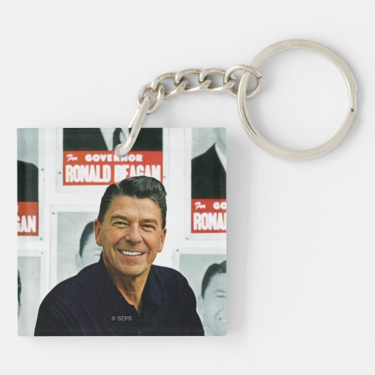 Ronald Reagan Sleutelhanger (Achterkant)