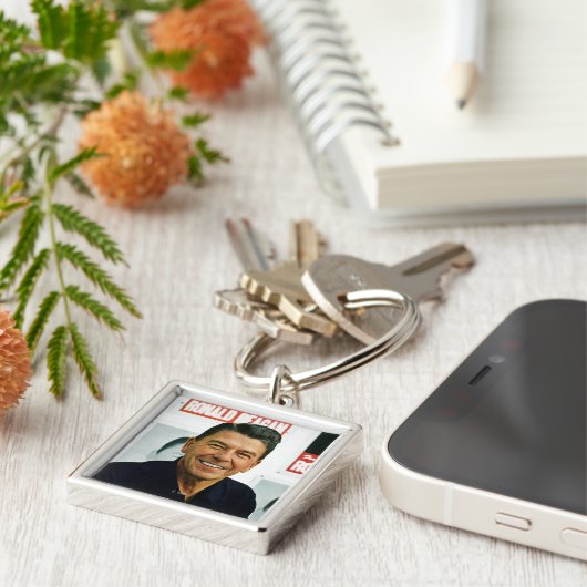 Ronald Reagan Sleutelhanger (Zijkant)