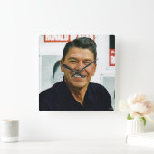 Ronald Reagan Vierkante Klok (Huis)