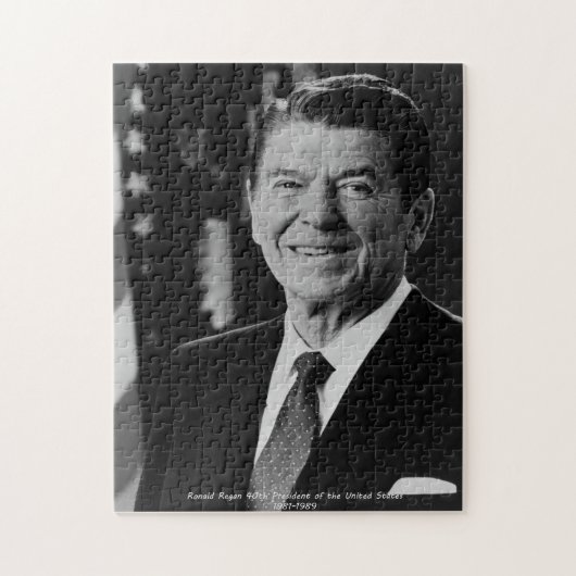 Ronald Reagn 40ste President van de Verenigde Stat Legpuzzel (Verticaal)