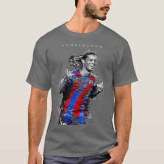 Ronaldinho in abstracte kunst t-shirt