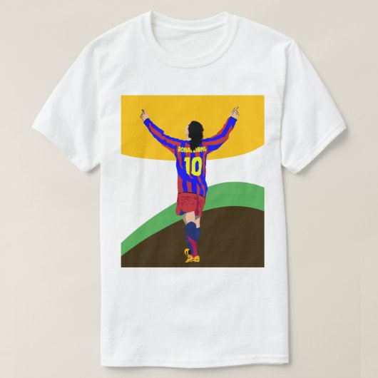 Ronaldinho wpap pop art t-shirt (Design voorkant)
