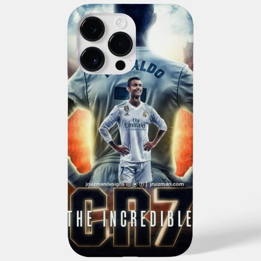 Ronaldo afbeelding op Iphone14 pro max Hoesje (Achterkant)